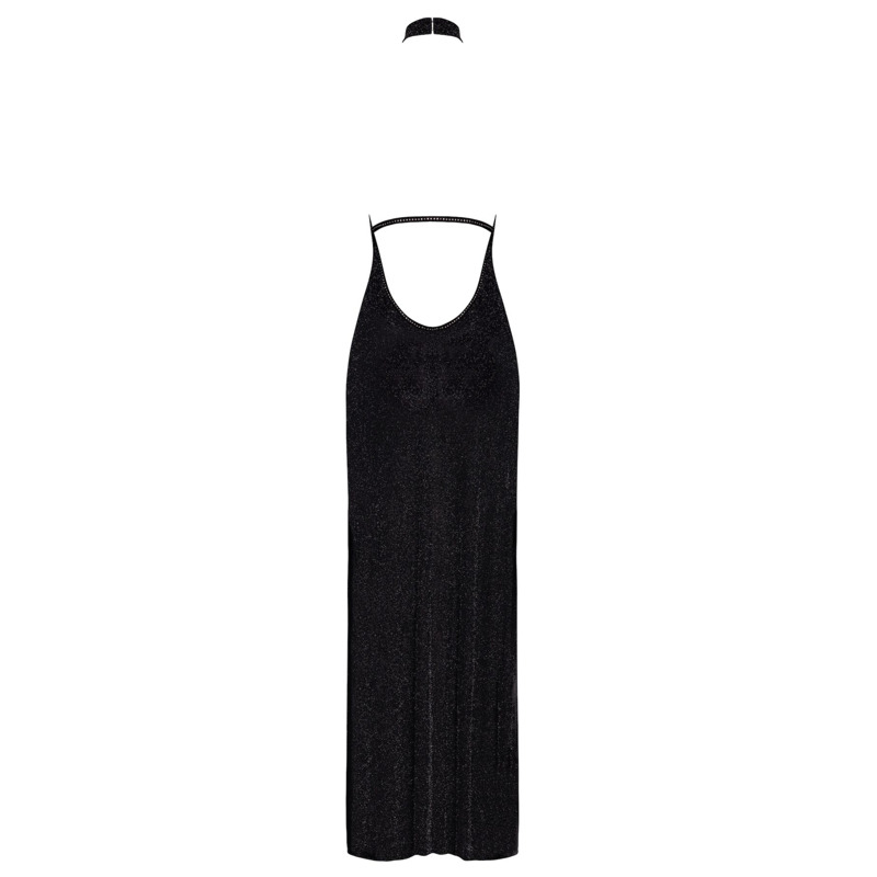 Платье Noir Handmade F372 Onyx Twin-slit Long dress S
