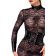 Платье Noir Handmade F375 Noirelle Lace Corset Midi dress L