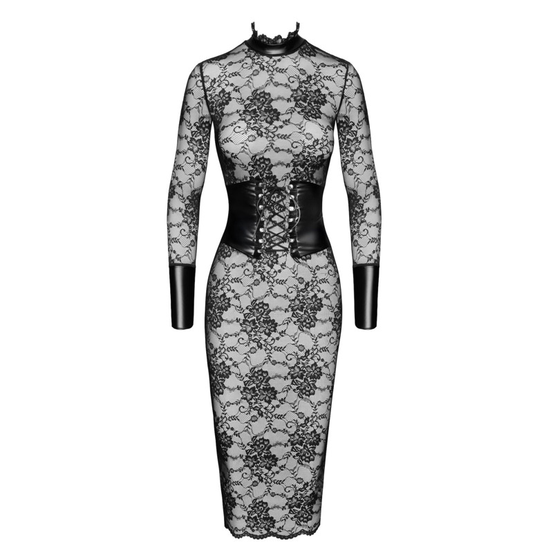 Платье Noir Handmade F375 Noirelle Lace Corset Midi dress L