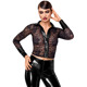 Блуза Noir Handmade F377 Noirelle Lace Button-up Shirt M