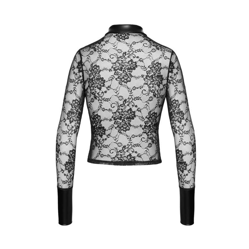 Блуза Noir Handmade F377 Noirelle Lace Button-up Shirt L
