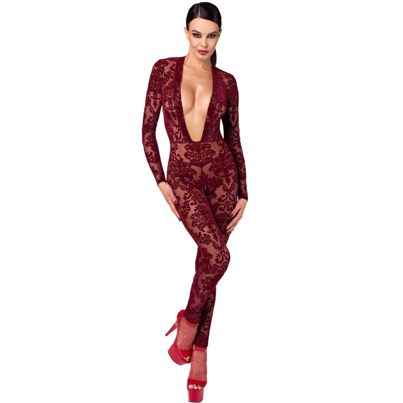 Бодистокинг Noir Handmade F382 Kink Royal Catsuit L