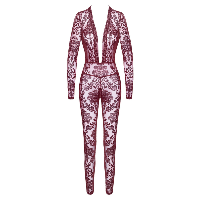 Бодистокинг Noir Handmade F382 Kink Royal Catsuit L