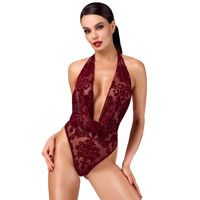 Боди Noir Handmade F386 Kink Royal cascade bodysuit M
