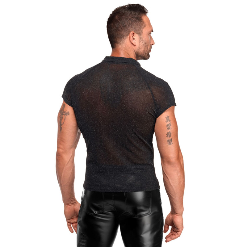 Мужское поло Noir Handmade H082 Onyx veil polo L