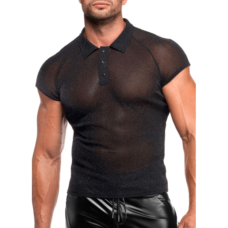 Мужское поло Noir Handmade H082 Onyx veil polo L