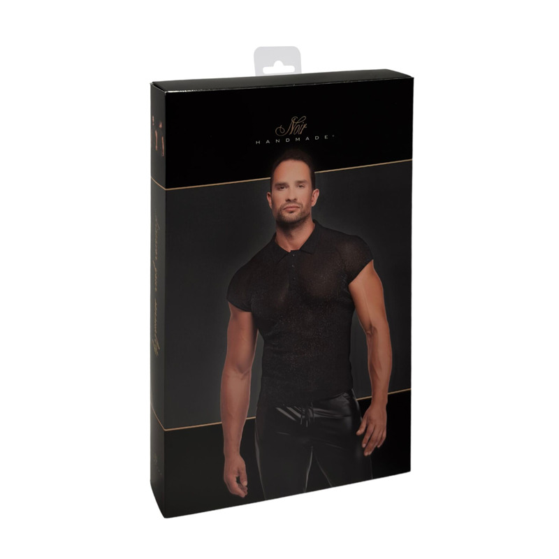 Мужское поло Noir Handmade H082 Onyx veil polo L