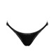 Трусики Noir Handmade P014 Dominae PVC panty with silver clasp L