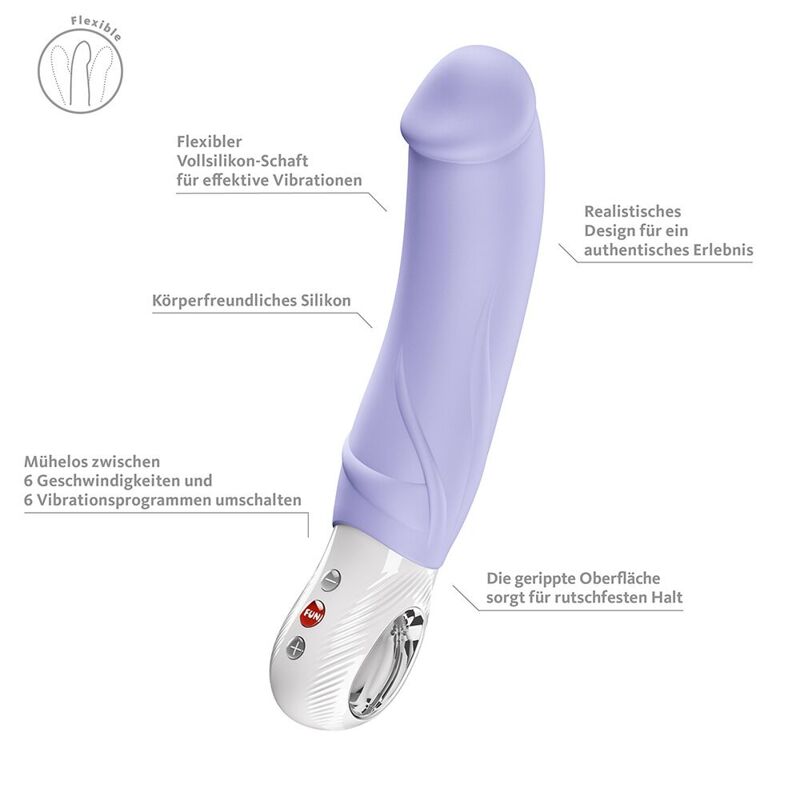 Вибратор для точки G Fun Factory BIG BOSS Purple, очень мощный, 23,5 см