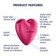 Вакуумный стимулятор-сердечко с вибрацией Satisfyer Cutie Heart Battery Series