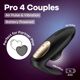 Вакуумный вибратор для пар Satisfyer Pro 4 Couples Battery Series, подходит для секса в паре