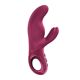 Вибратор-кролик Fun Factory MISS BI Wine Red, 2 независимых мотора, диаметр 4,2 см