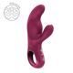 Вибратор-кролик Fun Factory MISS BI Wine Red, 2 независимых мотора, диаметр 4,2 см