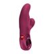 Вибратор-кролик Fun Factory MISS BI Wine Red, 2 независимых мотора, диаметр 4,2 см
