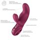 Вибратор-кролик Fun Factory MISS BI Wine Red, 2 независимых мотора, диаметр 4,2 см