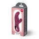 Вибратор-кролик Fun Factory MISS BI Wine Red, 2 независимых мотора, диаметр 4,2 см