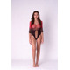 Бодистокинг Passion BS118 black/red