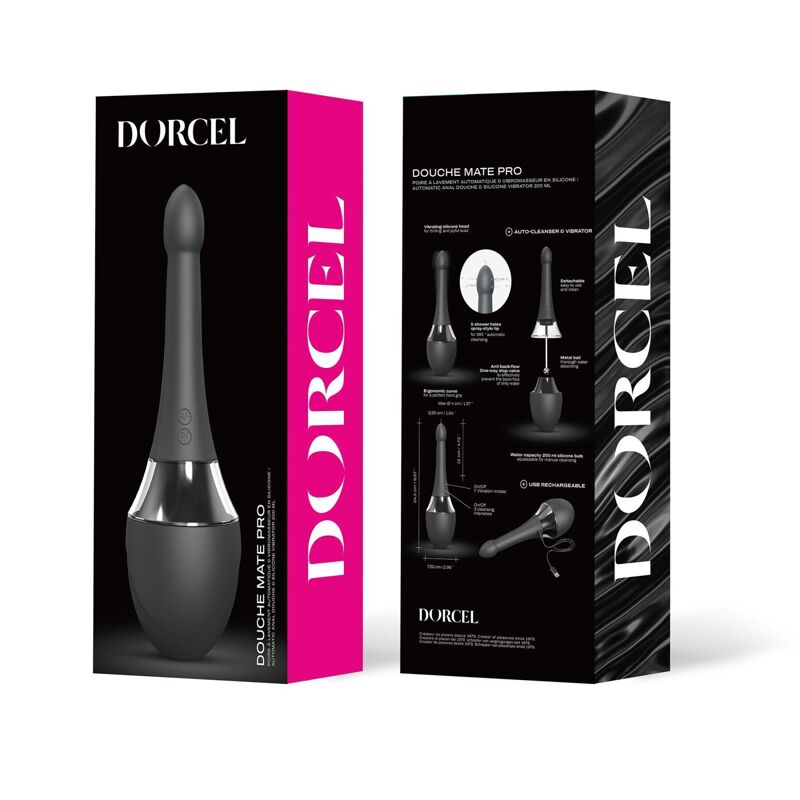 Автоматический анальный душ-вибратор Dorcel Douche Mate Pro (мятая упаковка!!!)