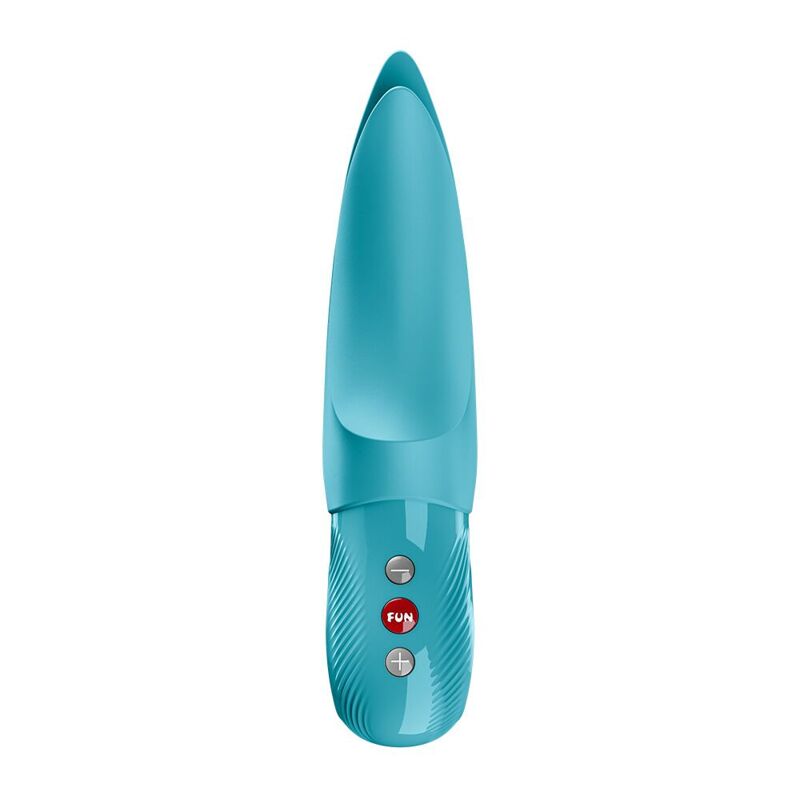Вибратор для клитора Fun Factory VOLTA Aquamarine, гибкий двойной кончик
