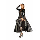 Платье-плащ с мокрым эффектом Noir Handmade F128C Powerwetlook gown coat, M (мятая упаковка!!!)