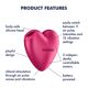 Вакуумный стимулятор-сердечко с вибрацией Satisfyer Cutie Heart Battery Series (мятая упаковка!!!)