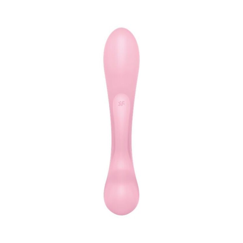 Двусторонний вибратор-кролик Satisfyer Triple Oh Pink (мятая упаковка!!!)