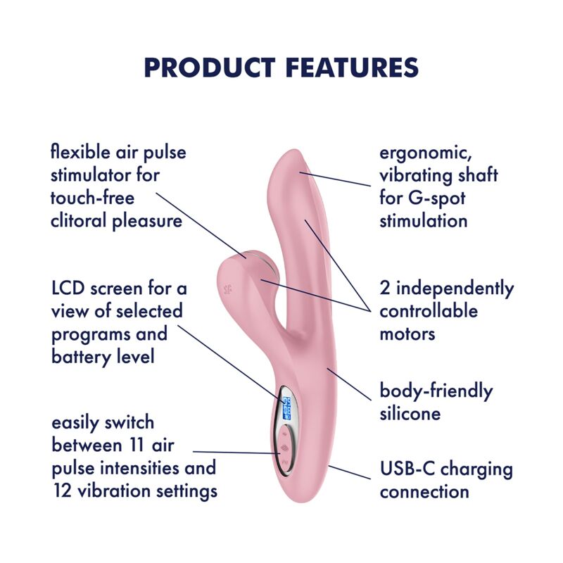 Вакуумный вибратор-кролик Satisfyer Pro+ G-Spot Generation 2 Pink