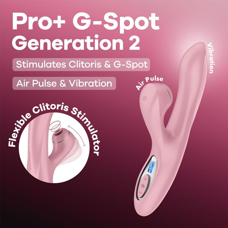Вакуумный вибратор-кролик Satisfyer Pro+ G-Spot Generation 2 Pink (мятая упаковка!!!)