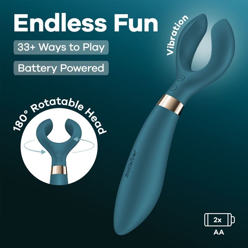 Вибратор для пар Satisfyer Endless Fun Battery Series (мятая упаковка!!!)