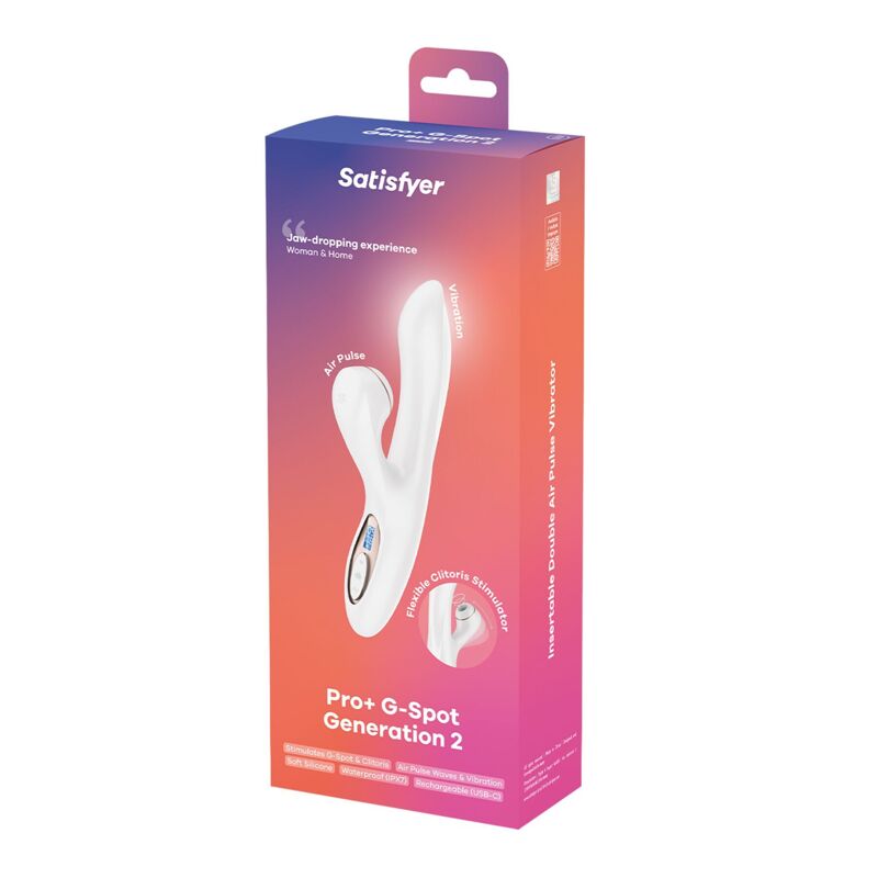 Вакуумный вибратор-кролик Satisfyer Pro+ G-Spot Generation 2 Wihte (мятая упаковка!!!)