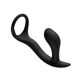 Анальная пробка с эрекционным кольцом Fun Factory Bootie Ring Black (мятая упаковка!!!)