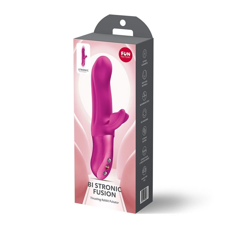 Пульсатор з вібрацією кліторального відростка Fun Factory BI STRONIC FUSION Magenta (м'яте паковання!!!) Пульсатор з вібрацією кліторального відростка Fun Factory BI STRONIC FUSION Magenta (м'яте паковання!!!)