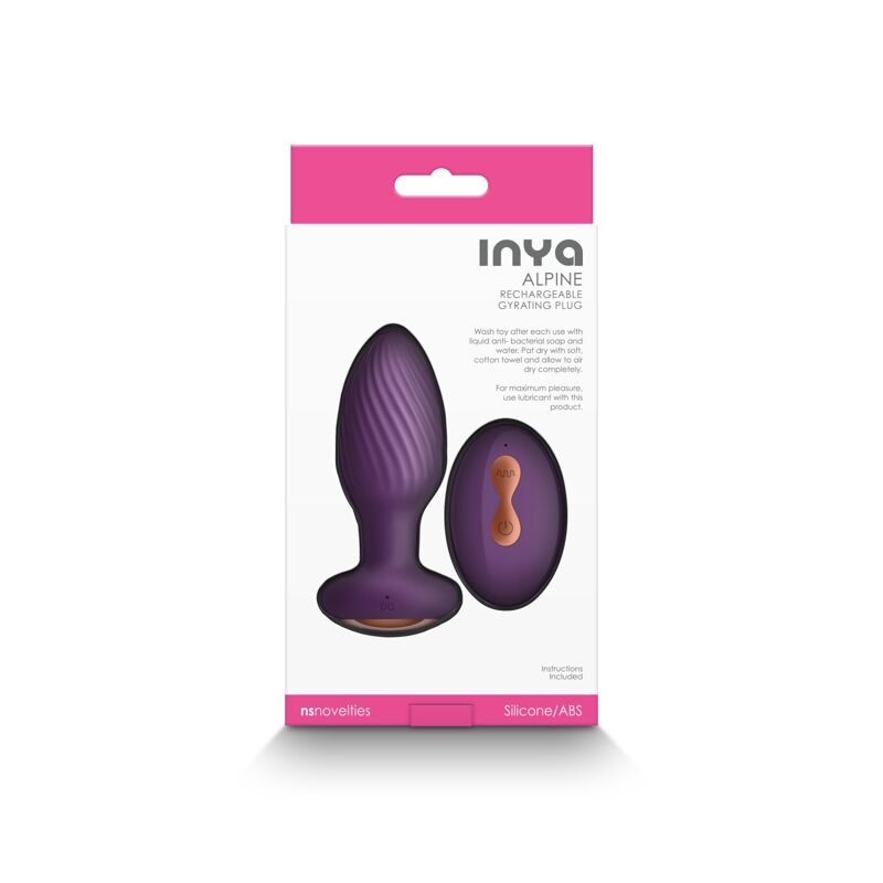 Анальная пробка с вибрацией NS Novelties INYA - Alpine - Purple