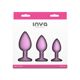 Набор анальных пробок NS Novelties INYA - Triple Ace Kit - Blush