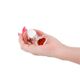 Стеклянная анальная пробка NS Novelties Crystal - Desires - Red Heart - Small