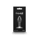 Стеклянная анальная пробка NS Novelties Crystal - Desires - Red Heart - Small