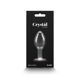Стеклянная анальная пробка NS Novelties Crystal - Desires - Red Heart - Medium