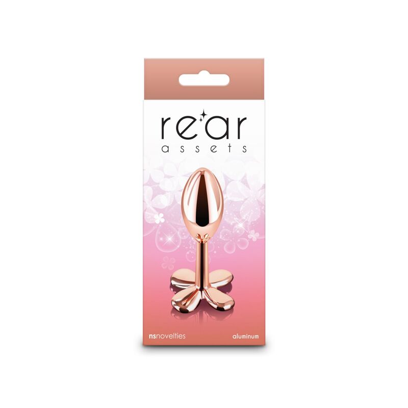 Анальная пробка NS Novelties Rear Assets - Clover - Rose Gold