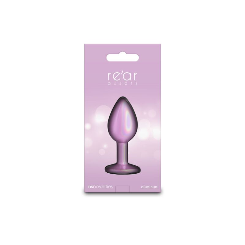 Анальная пробка NS Novelties Rear Assets - Iridescent Pink - Small - Pink