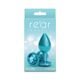 Анальная пробка NS Novelties Rear Assets - Iridescent Teal - Medium - Teal