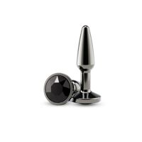 Анальная пробка NS Novelties Rear Assets - Tapered - Small - Gunmetal - Black