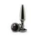 Анальная пробка NS Novelties Rear Assets - Tapered - Medium - Gunmetal - Black
