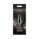 Анальная пробка NS Novelties Rear Assets - Tapered - Medium - Gunmetal - Black