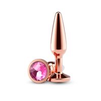 Анальная пробка NS Novelties Rear Assets - Tapered - Medium - Rose Gold - Pink