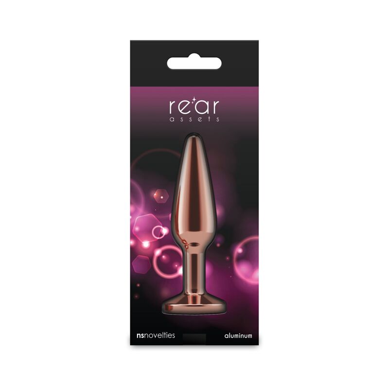 Анальная пробка NS Novelties Rear Assets - Tapered - Medium - Rose Gold - Pink