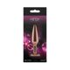 Анальная пробка NS Novelties Rear Assets - Tapered - Medium - Rose Gold - Pink