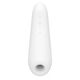 Вакуумный клиторальный стимулятор Satisfyer Curvy 1+ White с управлением через интернет