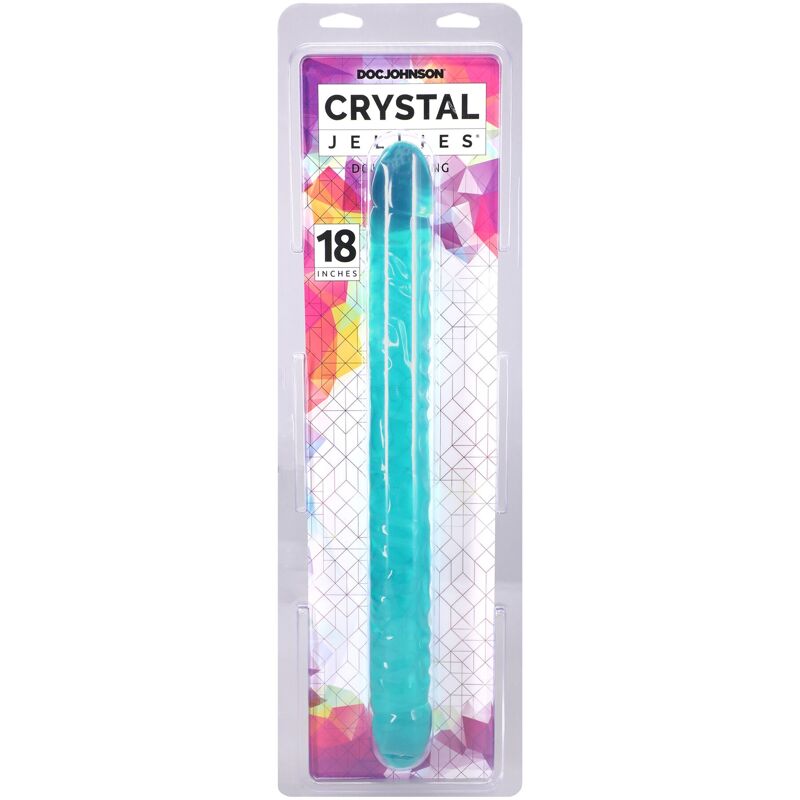 Фалоімітатор двосторонній Doc Johnson Crystal Jellies Double Dong Фалоімітатор двосторонній Doc Johnson Crystal Jellies Double Dong