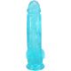 Фалоімітатор Doc Johnson Crystal Jellies - 8 Inch Realistic Cock with Balls- Teal Фалоімітатор Doc Johnson Crystal Jellies - 8 Inch Realistic Cock with Balls- Teal