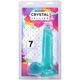 Фалоімітатор Doc Johnson Crystal Jellies - 7 Inch Realistic Cock with Balls - Teal Фалоімітатор Doc Johnson Crystal Jellies - 7 Inch Realistic Cock with Balls - Teal